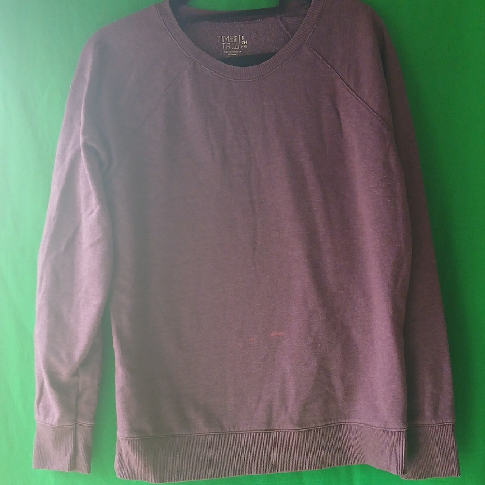 Pre-loved Time and Tru Purple Sweater